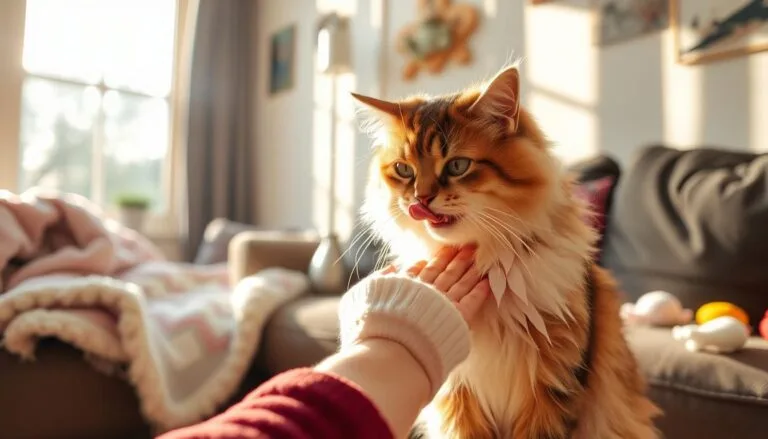 Why Does My Cat Lick Me
