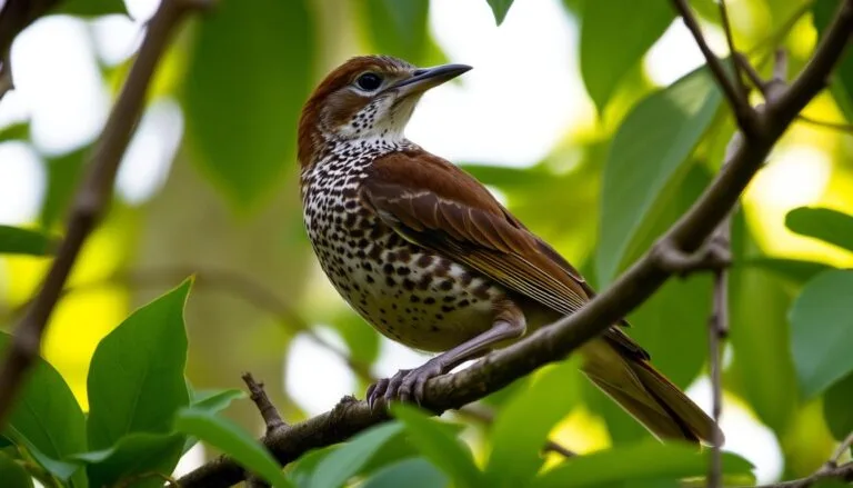 brown thrasher bird