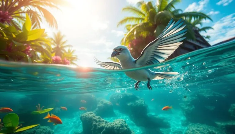 what is a fortunate swimming bird