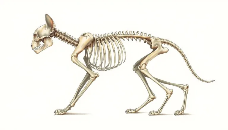 cat skeleton