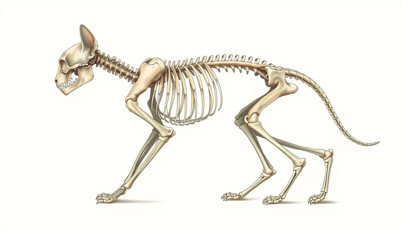 cat skeleton