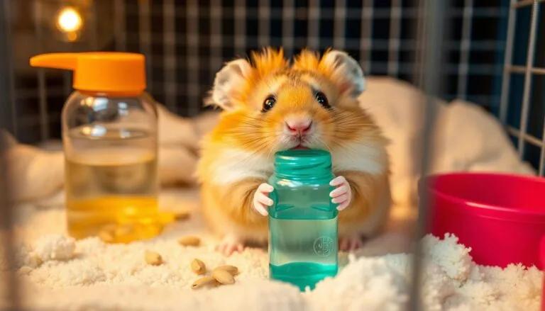 thirsty hamster