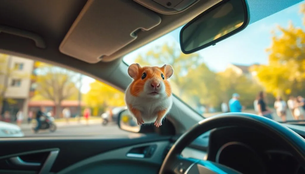 hamster and sunroof