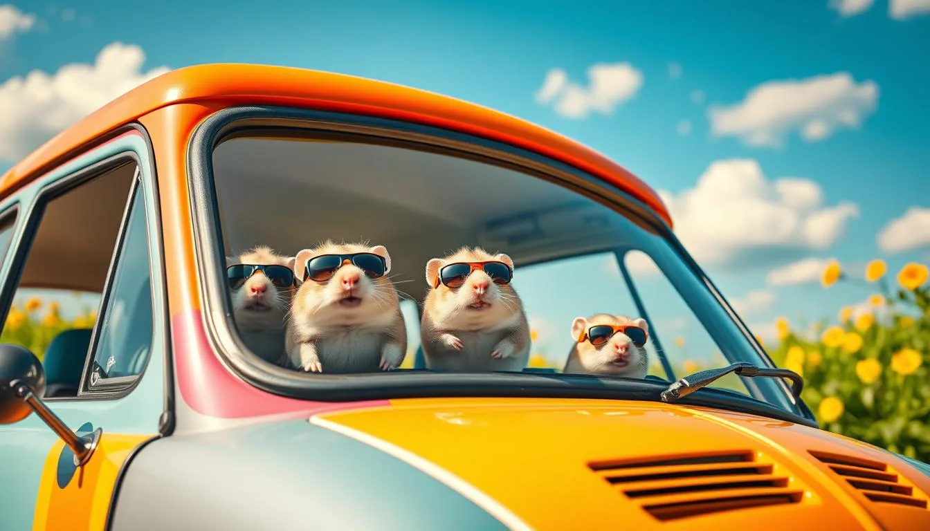 hamster and sunroof