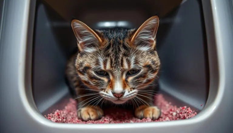 cat peeing blood
